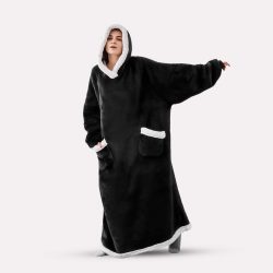 Hættetrøje med ærmer