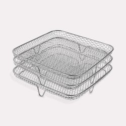 Airfryer Tilbehør Rist Tre-Lags Firkantet
